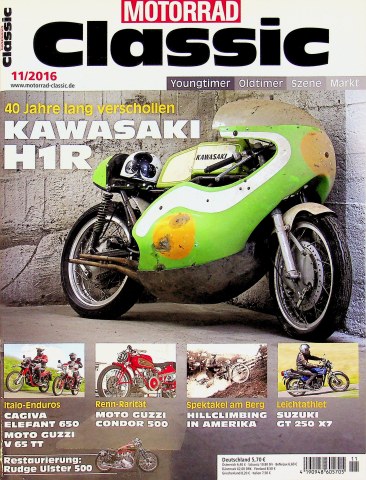 Deckblatt Motorrad Classic (11/2016)